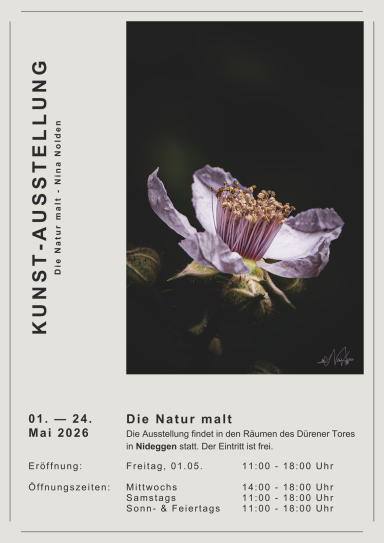 Flyer zur Ausstellung
